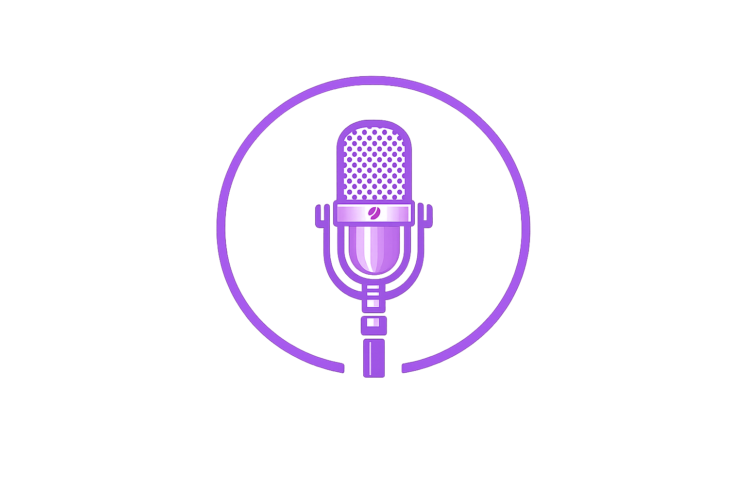 Purple Mic Logo